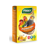 PINNY Premium Mix витаминизированный корм для маленьких и средних попугаев с фруктами и бисквитом 700 г