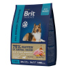 Brit Premium Sensitive с бараниной и индейкой для взрослых собак всех пород,3 кг, 8 кг, 1 кг, 15 кг