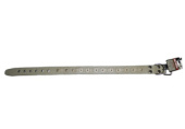Вестерн Ошейник кожаный с шипами, 47-60 см