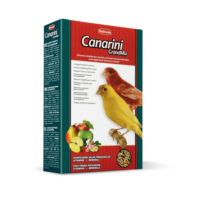 Padovan GRANDMIX CANARINI Комплексный корм для канареек,1 кг, 400 гр
