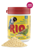 Rio Витаминно-минеральные гранулы для волнистых и средних попугаев, банка 120 г