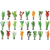 BARBUS Шелковое растение в ассортименте 30 см (24 шт МИКС) PLANT 084/025