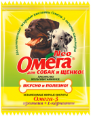 Астрафарм ОМЕГА NEO Мультивитаминное лакомство для собак и щенков, с протеином и L карнитин, 15 таблеток