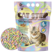 Cat Step Tofu Tutti Frutti наполнитель комкующийся растительный, 6 л