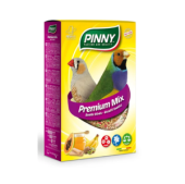 PINNY Premium Mix Полноценный витаминизированный корм для экзотических птиц с фруктами и бисквитом 800 г