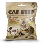 Cat Step Tofu Original, наполнитель растительный комкующийся, 12 л