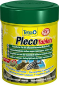 Tetra Pleco Tablets корм для сомов и донных рыб в виде двухцветных таблеток с высоким содержанием спирулины, 58 таблеток