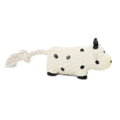 Triol Игрушка из латекса для собак "Буренка с верёвкой", 105/210мм