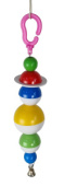 Данко-Зоо Игрушка для попугаев на тросике с колокольчиком "Капитошка" 29 см