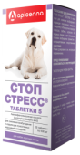 Apicenna Стоп-Стресс таблетки для собак крупных пород от 30 кг, таблеток