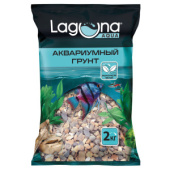 Laguna AQUA Грунт "Светло-коричневый меланж", 4-6 мм, 2 кг