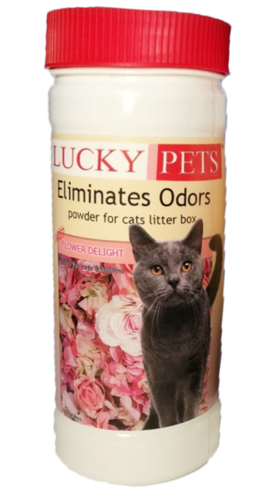 Lucky pets Flower Delight, дезодоратор для кошачьего туалета, с цветочным ароматом, 400 г