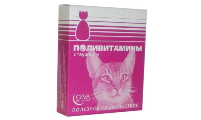 Ceva Sante Animale Витамины для кошек с биотином и таурином, 60 таблеток