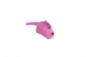 Gosi Игрушка Мышь с мятой розовый мех с хвостом из розового меха