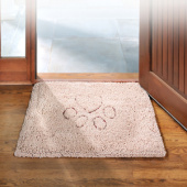 Dog Gone Smart "Dirty Dog Doormat", супервпитывающий коврик, M,51*79 см, бежевый