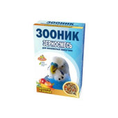 Зооник Зерносмесь для волнистых попугаев "С фруктами и овощами" 500 г