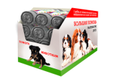 Avikomp Биоразлагаемые пакеты для выгула собак с завязками, ПНД, 20х30 см, 15шт, рулон, серые Showbox