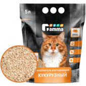 Gamma наполнитель впитывающий кукурузный, 5 л