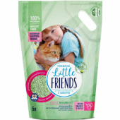 Little Friends наполнитель кошачьего туалета Tofu Bamboo растительный, комкующийся, 5 л