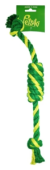 Petsiki Сарделька канатная 1шт средняя (желтый-зеленый-зеленый) 