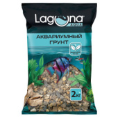 Laguna AQUA Грунт "Темно-коричневый меланж", 4-6 мм, 2 кг