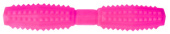 Зооник Игрушка для собак, Палка литая с шипами малая (пластикат) 21 см,  (розовая )