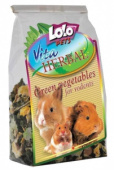 LOLO PETS HERBAL для грызунов и кроликов зеленые овощи 150 г