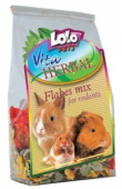 LOLO PETS HERBAL для грызунов и кроликов хлопьев mix 150 г