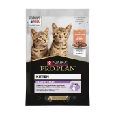 Pro Plan Junior Nutri Savour, для котят в возрасте от 6 недель до 1 года, с лосось в соусе, 85 г