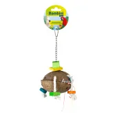 Bambini Pets Игрушка для крупных попугаев "Кокосик" 30 см