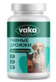 ВАКА Пивные дрожжи для собак и кошек с микроэлементами, 80 таблеток