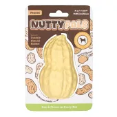  Игрушка интерактивная для собак из натурального каучука Nutty Pals Durable Peanut, желтый