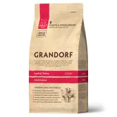 GRANDORF Adult Indoor Низкозерновой сухой корм для взрослых кошек, постоянно живущих в помещении, ягненок и рис