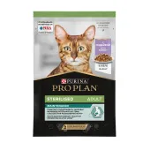 Pro Plan Sterilised Maintenance, влажный корм для взрослых стерилизованных кошек и кастрированных котов с индейкой в желе, 85 г