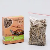 Эльф Лакомство для водных черепах "Сушеная рыбка" 20 г