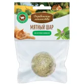 Деревенские лакомства Игрушка для кошек Мятный шар