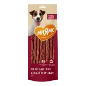 Мнямс Лакомство На каждый день для собак Колбаски охотничьи 80 г
