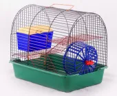ВАКА Клетка для грызунов Комфорт-1 с домиком 38,5 × 27,5 × 36,5 см