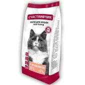 Счастливчик Сухой корм для кошек С индейкой, 400 г