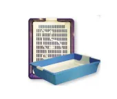 Зооэкспресс Туалет КИС глубокий с сеткой для кошек, 42 × 31 × 9,5 см