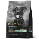 PREMIER Dog Lamb&Turkey ADULT Medium (Свежее мясо ягненка с индейкой для собак средних пород), 