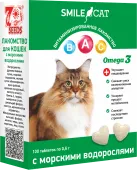Smile Cat Лакомство для кошек с морскими водорослями, 100 т. 60 г