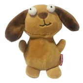 GiGwi Игрушка для собак Собака с пищалками 13см, серия PLUSH FRIENDZ