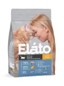 Elato Holistic сухой корм для кастрированных котов, стерилизованных и малоактивных кошек, с курицей и уткой