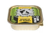 ZOORING Консервы для кошек желе, Ассорти из птицы 100 г
