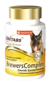 Unitabs BrewersComplex, с пивными дрожжами для крупных собак с Q10, 100 таблеток