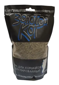 Золотой кот Корм для хомяков гранулированный "Золотой кот" 500 г