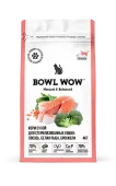 BOWL WOW Fresh Meat Корм сухой с лососем, белой рыбой и брокколи для стерилизованных кошек, 4 кг