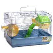 Triol Клетка YDB232 для мелких животных, эмаль, сине-серая, 330*230*230мм