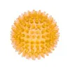 Мяч массажный 8 см прозрачный Crystal (Желтый (580C-9))